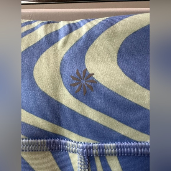 Athleta Girl - NWT - Chit Chat Kick Flare Capri - Blue/Green- L, XL, XXL - Picture 10 of 10